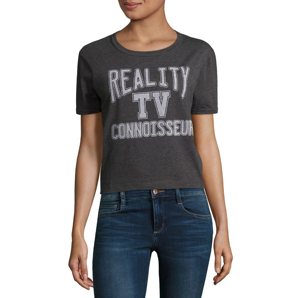 New! Reality TV Connoisseur Crop T-Shirt S M L XL
